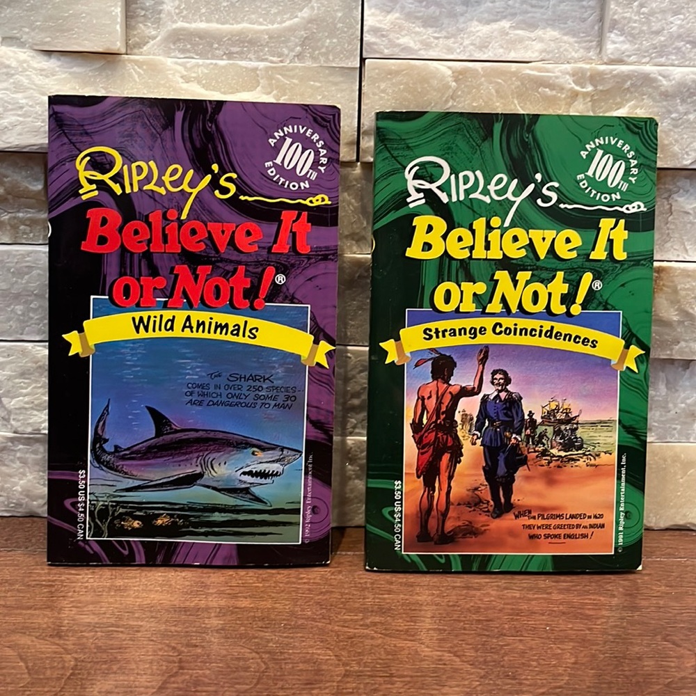 Vintage Ripleys  Believe It or Not 2 book pack